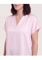 Blusa Con Escote En V  Para Mujer Rosa Ostu de Ostu