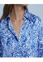 Camisa Para Mujer Manga Larga Color Azul  Marca Ostu #40010180 de Ostu