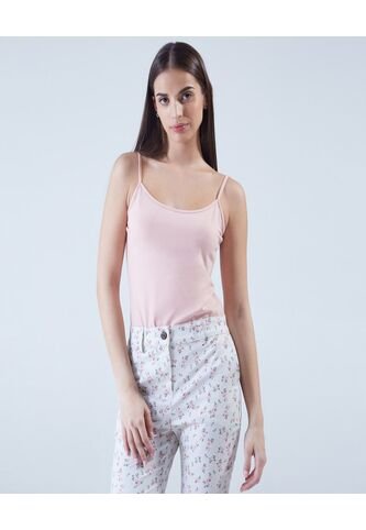 Top Para Mujer Top Color Rosado  Marca Ostu #40220273 Ostu