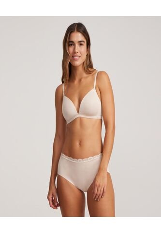 Brasier Para Mujer Copa Triangular Color Piel Marca Ostu #40830014 Ostu