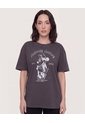Camiseta Minnie Mouse Vintage  Para Mujer Gris Ostu de Ostu