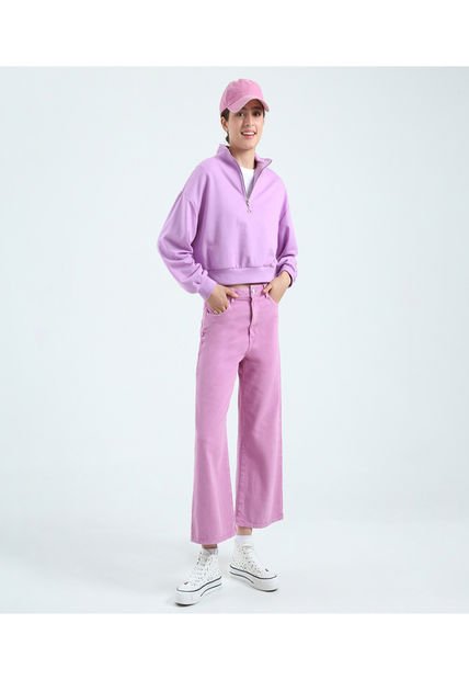 Jean Para Mujer Culotte Color Morado Marca Ostu #40160380