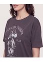 Camiseta Minnie Mouse Vintage  Para Mujer Gris Ostu de Ostu