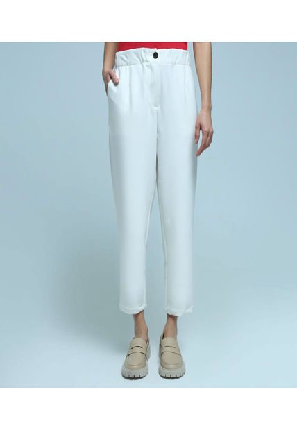 Pantalon Para Mujer  Color Blanco Marca Ostu #40070600