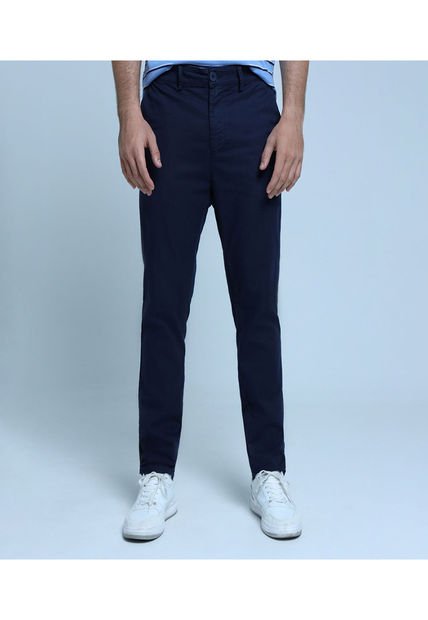 Pantalon Para Hombre Chino Color Azul  Marca Ostu #60070297