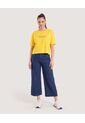 Camiseta Oversize De Colombia Mujer  Para Mujer Amarillo Ostu de Ostu