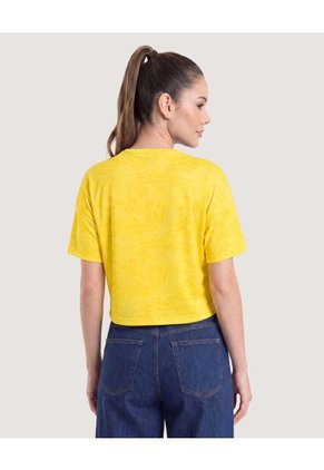 Camiseta Oversize De Colombia Mujer  Para Mujer Amarillo Ostu