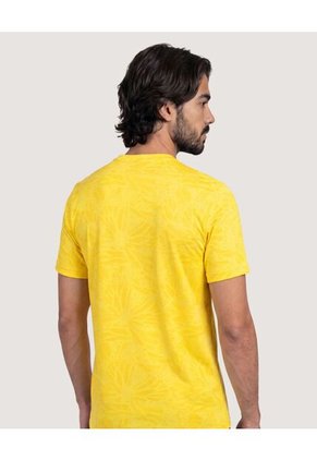 Camiseta De Colombia Texturizada Hombre Para Hombre Amarillo Ostu