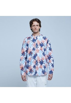 Camisa Para Hombre Manga Larga Sin Bolsillo Color Rosado  Marca Ostu #60010622