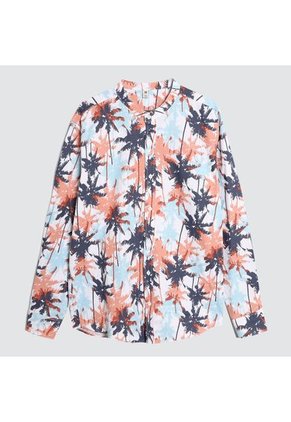 Camisa Para Hombre Manga Larga Sin Bolsillo Color Rosado  Marca Ostu #60010622