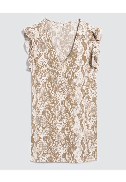 Blusa Para Mujer Manga Corta Color Verde  Marca Ostu #40121038