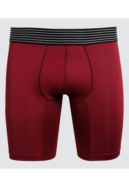 Boxer Para Hombre Filete Medio Microfibra Color Rojo Marca Ostu #60000416