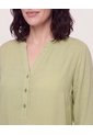 Blusa Basica Manga ¾  Para Mujer Verde Ostu de Ostu