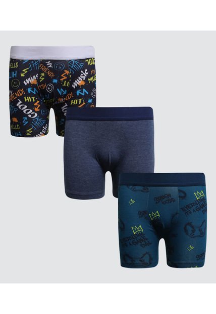 Boxer Para Niño Filete Color Pack X Marca Ostu #80000064