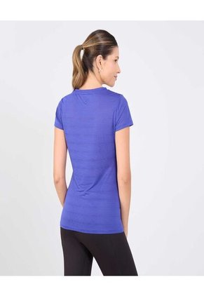 Camiseta Para Mujer Manga Corta Cuello Redondo Color Azul  Marca Ostu #40092386
