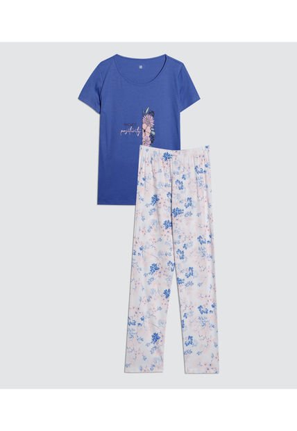 Pijama Para Mujer M/C P/L Color Rosado  Marca Ostu #40040392