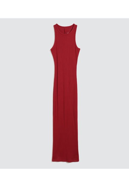 Vestido Para Mujer Manga Sisa Color Vino Marca Ostu #40170246
