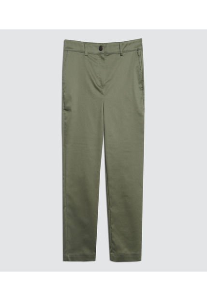Pantalon Para Mujer Capri Color Verde  Marca Ostu #40070560