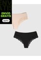 Panty Para Mujer Hipster Color Negro Marca Ostu #40800107 de Ostu