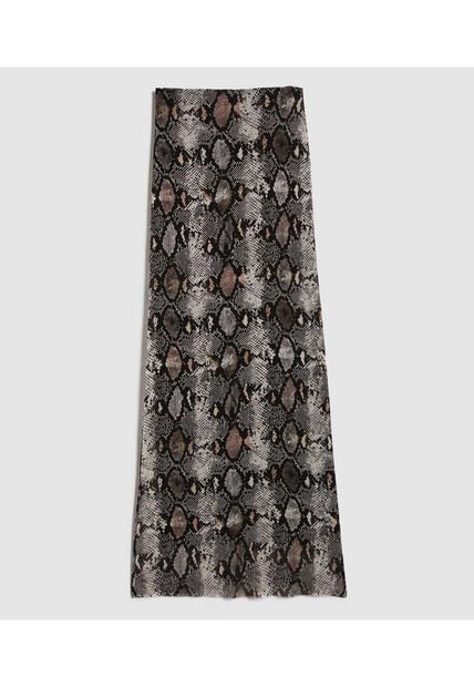 Falda Para Mujer Largo Color Negro Marca Ostu #40140159
