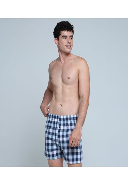 Boxer Para Hombre Bragueta Largo Algodón Color Pack X Marca Ostu #60000428