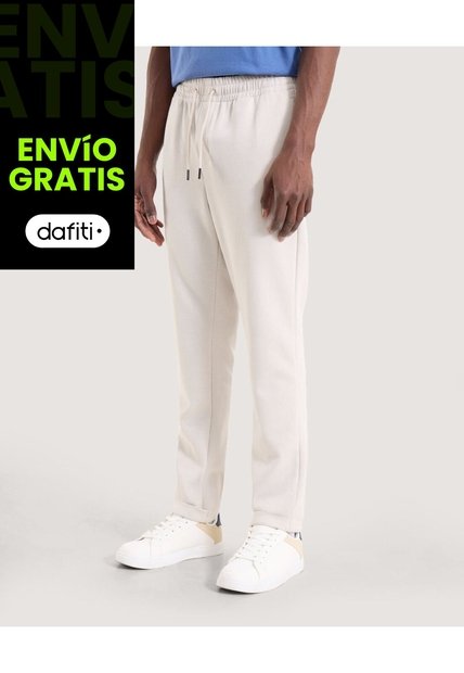 Pantalón Para Hombre Jogger Color Beige Marca Ostu #60070480