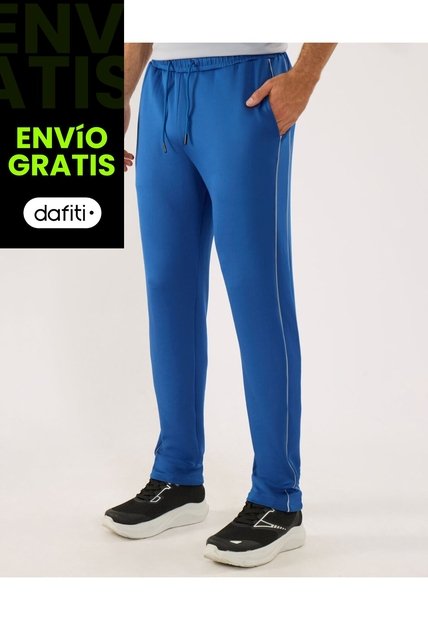 Pantalón Para Hombre Multiusos Punto Color Azul Marca Ostu #60070474