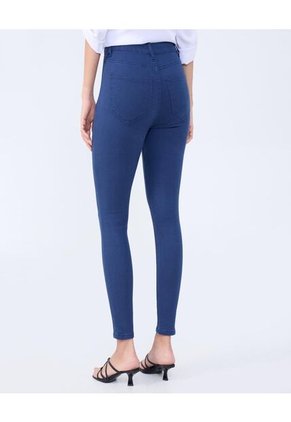 Pantalon Para Mujer 5 Bolsillos Color Azul  Marca Ostu #40070544