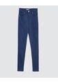 Pantalon Para Mujer 5 Bolsillos Color Azul  Marca Ostu #40070544 de Ostu