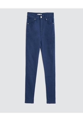 Pantalon Para Mujer 5 Bolsillos Color Azul  Marca Ostu #40070544