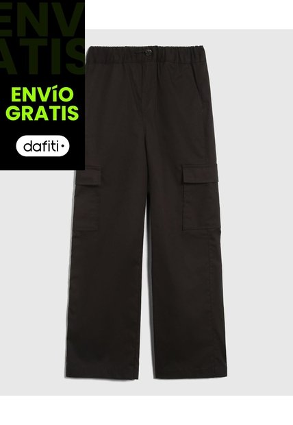 Pantalón Infantil Niña Moda Color Negro Marca Ostu #90070073