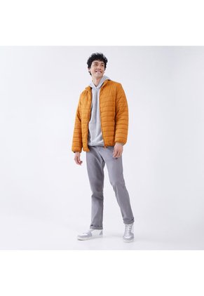 Chaqueta Para Hombre Acolchada Color Mostaza Marca Ostu #60080108