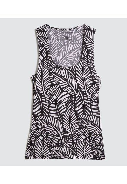 Top Para Mujer Cuello Redondo Color Negro Marca Ostu #40220353