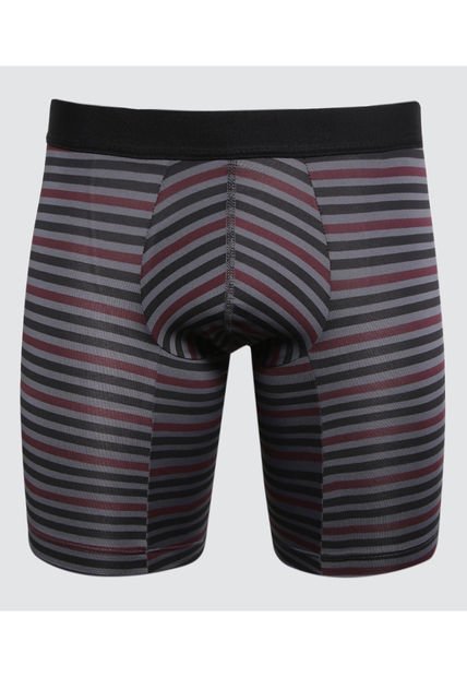 Boxer Para Hombre Filete Medio Microfibra Color Gris  Marca Ostu #60000418