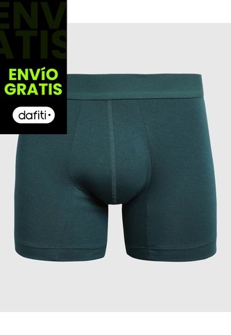 Boxer Para Hombre Filete Corto Algodón Color Verde Marca Ostu #60000499 Ostu