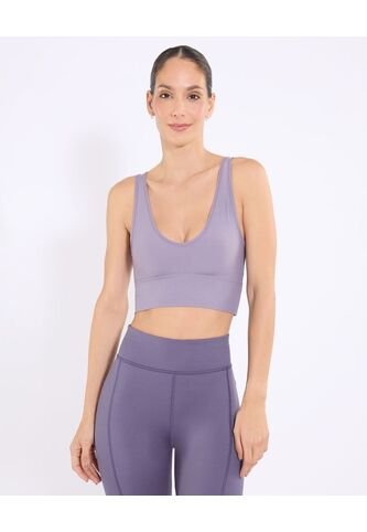 Camiseta  Para Mujer Crop Top Color Lila Marca Ostu #40092602 Ostu