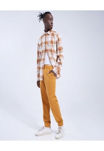 Pantalon Para Hombre Jogger Color Amarillo  Marca Ostu #60070260 Ostu