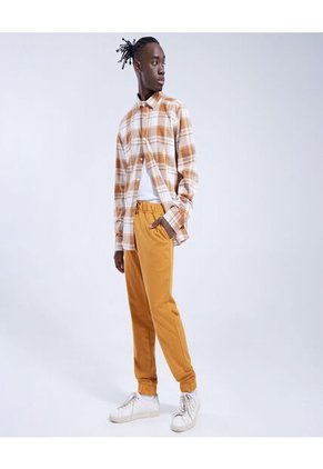 Pantalon Para Hombre Jogger Color Amarillo  Marca Ostu #60070260