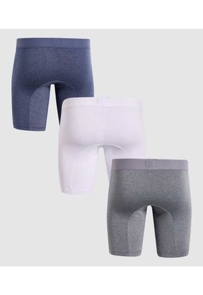 Boxer Para Hombre Filete Medio Algodón Color Pack X Marca Ostu #60000464