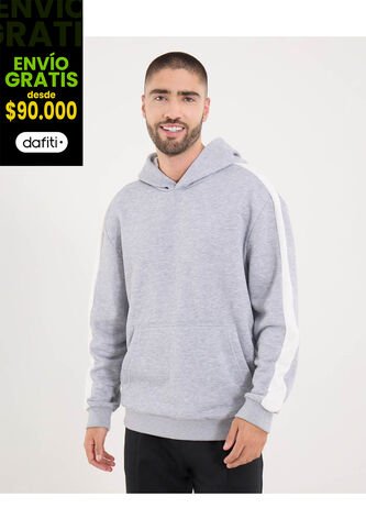 Buzo Para Hombre Hoodie Color Gris Marca Ostu #60060594 Ostu