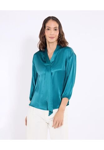 Blusa  Para Mujer Manga Larga Color Verde Marca Ostu #40121272 Ostu