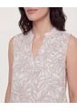 Blusa  Para Mujer Manga Sisa Color Beige Marca Ostu #40121264 de Ostu