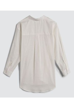 Camisa Para Mujer Manga Larga Color Crema Marca Ostu #40010217