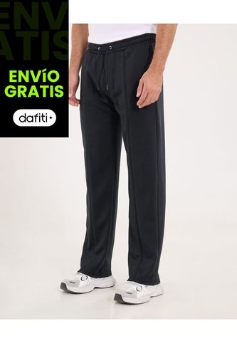 Pantalón Para Hombre Jogger Color Negro Marca Ostu #60070512 Ostu