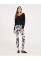 Pantalon Para Mujer Capri Color Negro Marca Ostu #40070525 de Ostu