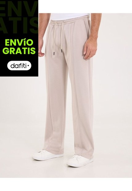 Pantalón Para Hombre Jogger Color Beige Marca Ostu #60070512