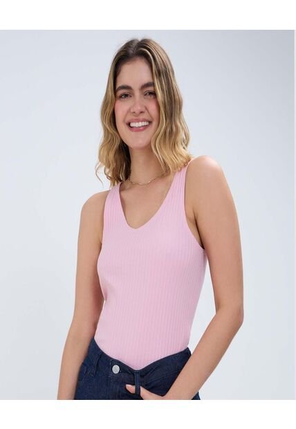 Camiseta Para Mujer Manga Sisa Color Rosado  Marca Ostu #40092115