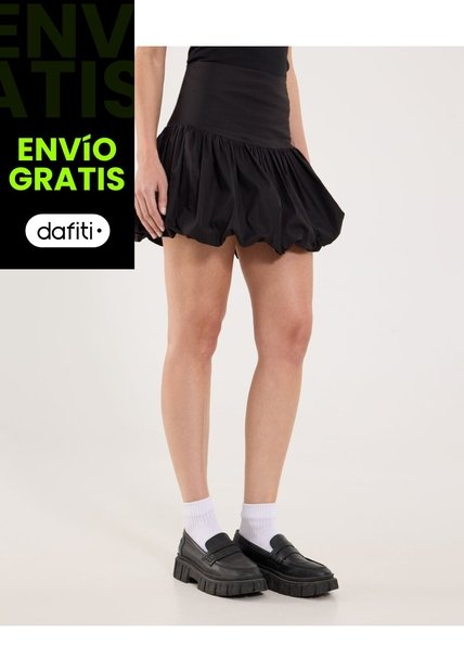 Falda Para Mujer Corto Color Negro Marca Ostu #40140171