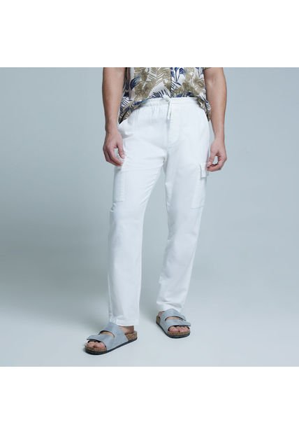 Pantalon Para Hombre Jogger Color Blanco Marca Ostu #60070316