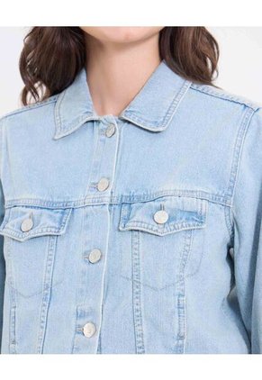 Chaqueta Para Mujer Trucker Color Azul Marca Ostu #40080252